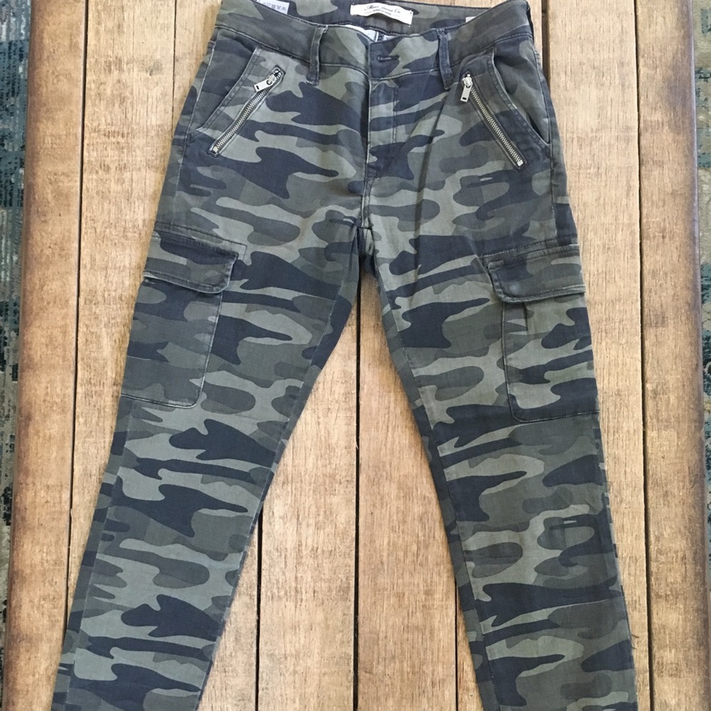 Mavi Juliette mid rise skinny camo cargo jeans